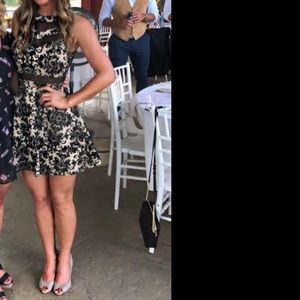 Windsor Black and Tan Formal Dress